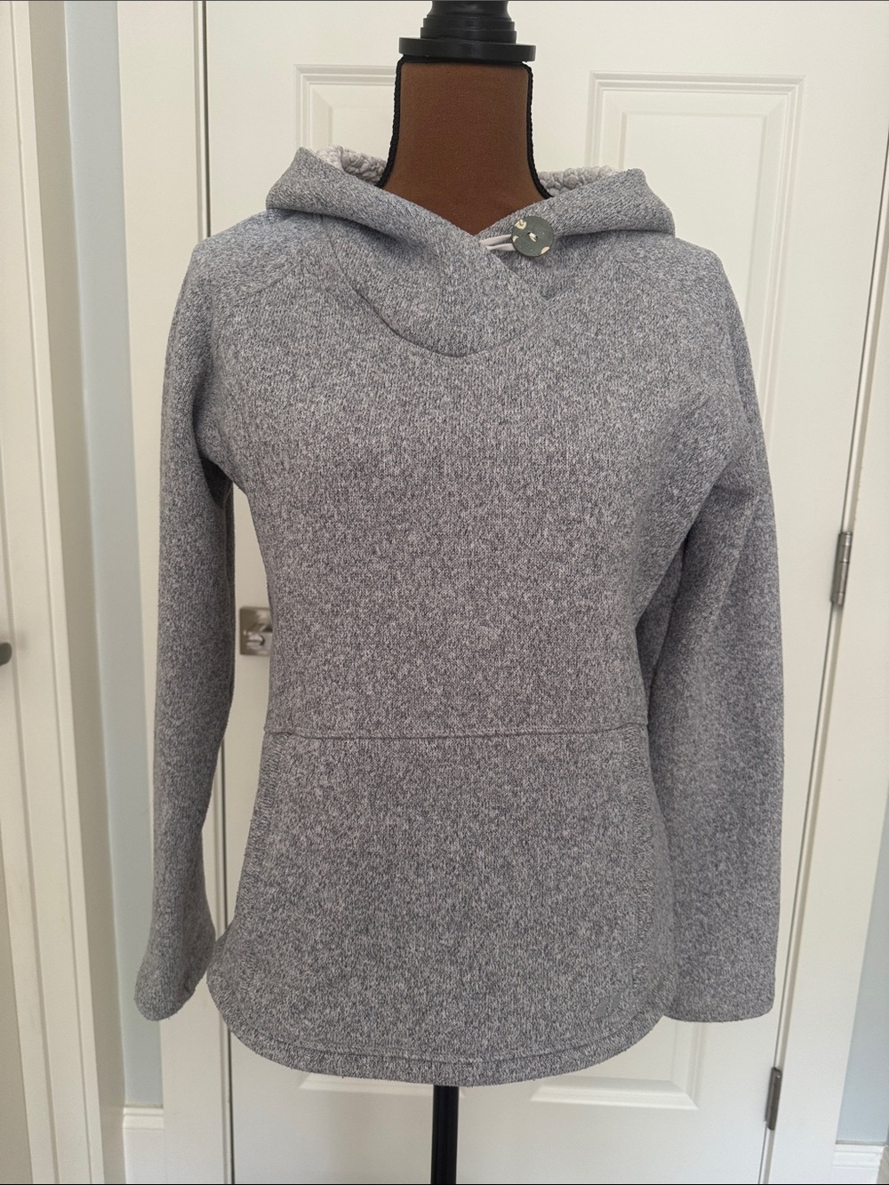 Koppen Heather Gray Hooded Pullover Sweatshirt